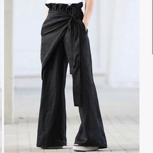 Anthropologie Linen Wide Leg Pants / Cellabie for Anthropologie